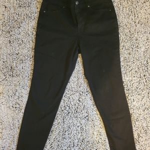Terra & sky black skinny jeans Size 14 wide petite
